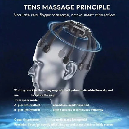 EyeGlow™ 360° Electric Scalp Massager